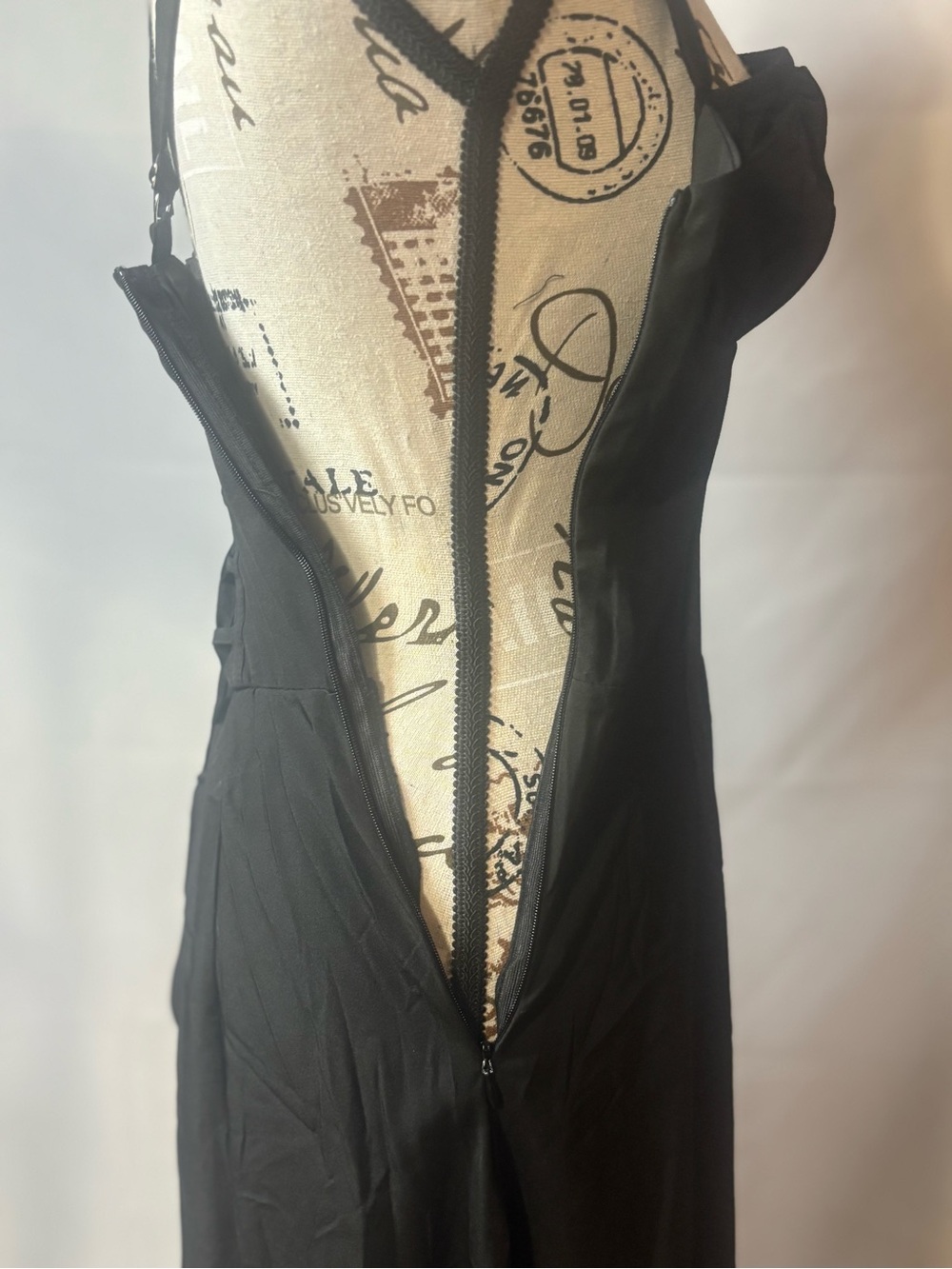 Marthea Women’s Black Midi Casual Sundress Corset Dress Size XS - Picture 8 of 12